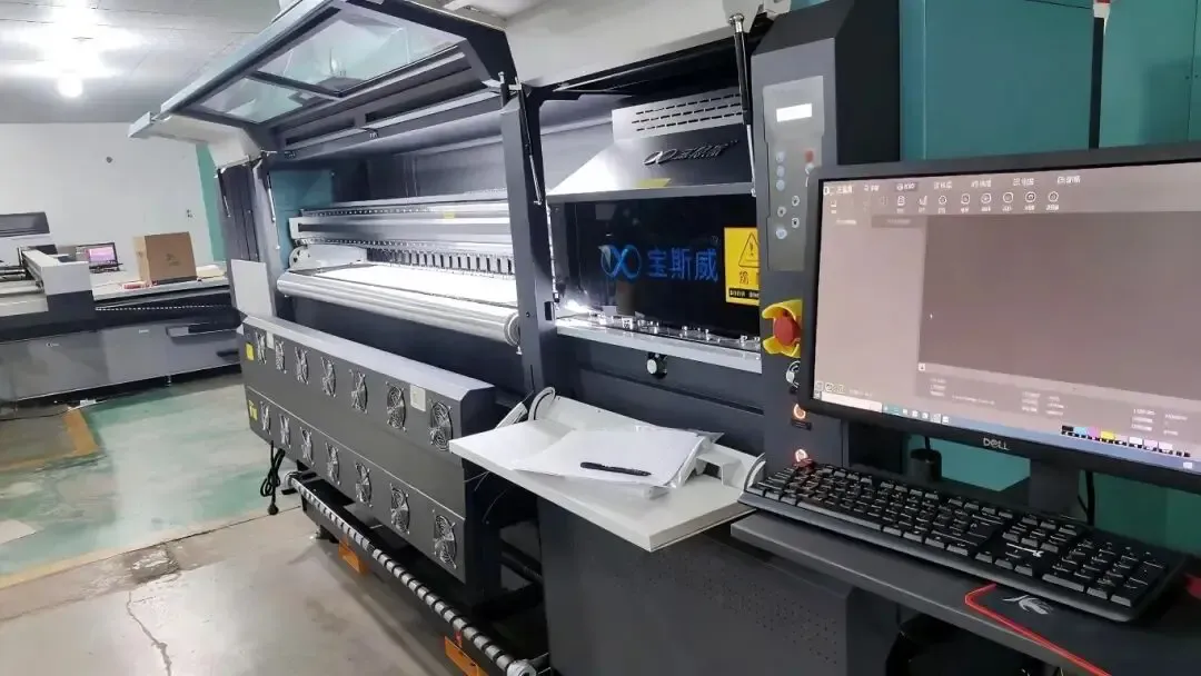 Baosiwei sublimation printer officially put into production in the customer's factory
