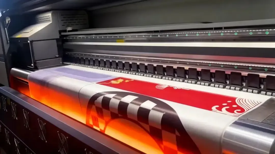 Picture of the thermal sublimation printer in production