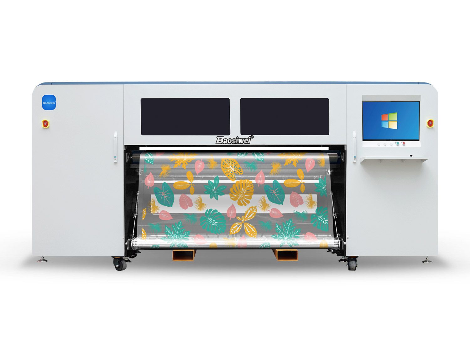 This picture shows the Baosiwei pet film digital printer