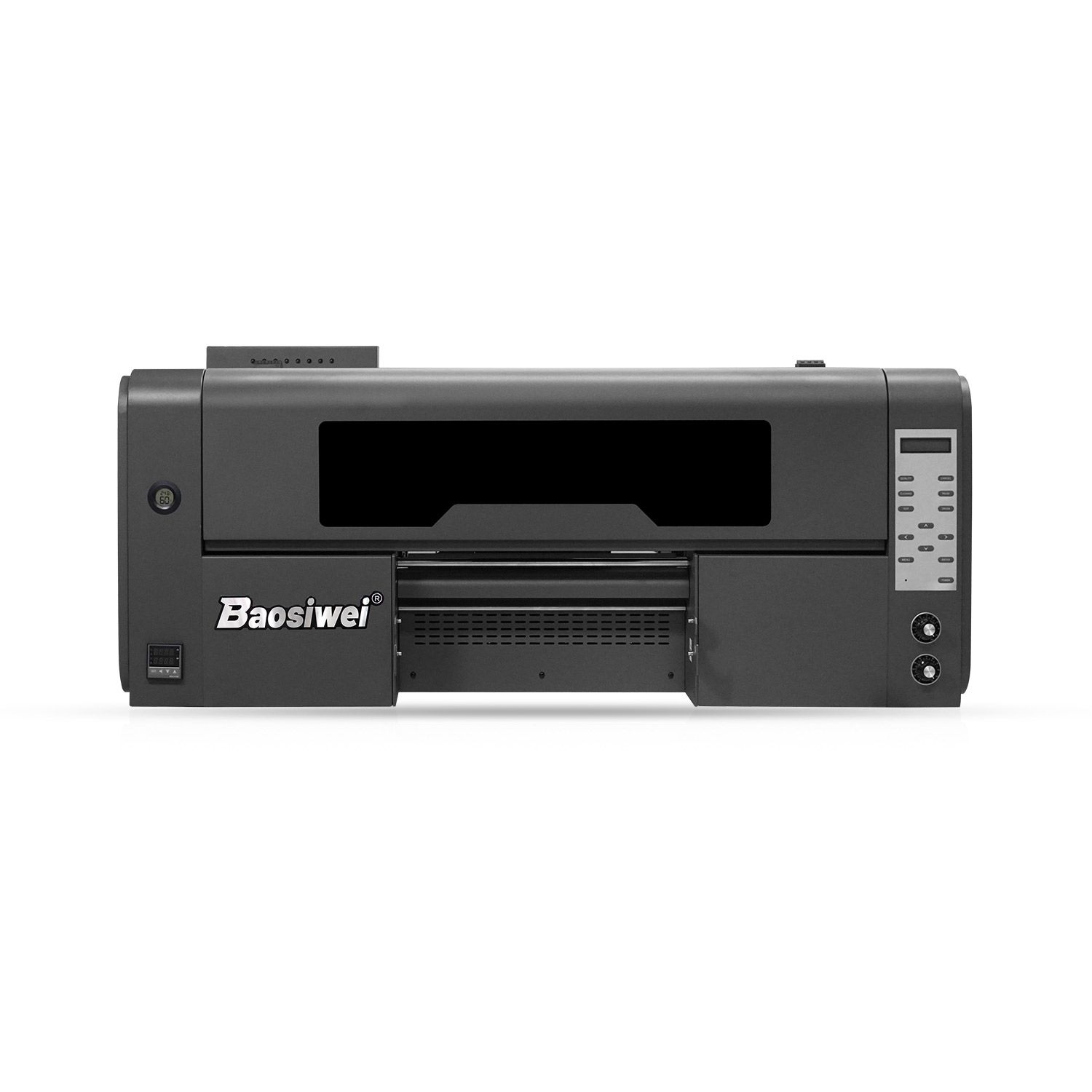 Baosiwei 30cm UV DTF Crystal Label Printer for colorful label and foil stamping on cups, gift boxes, and more